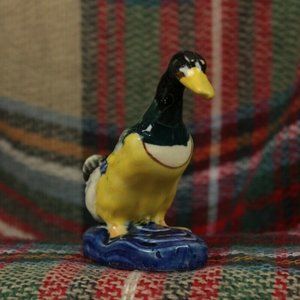 Japan Vintage Mallard Duck Planter Toothpick Holder